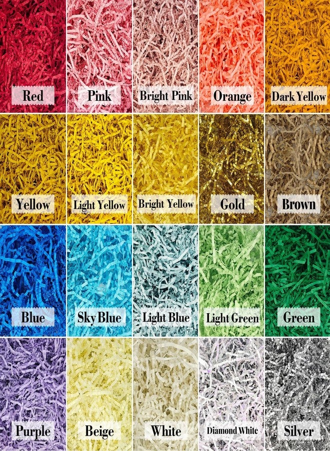 DOTUHAO Crinkle Cut Paper Shred, Dark Yellow Color Crinkle Paper, 8 Ounce Gift Basket & Box Filler for Wrapping, Basket Filling with Christmas, Halloween, Wedding, Birthday (Dark Yellow, 8 OZ) - Image 2
